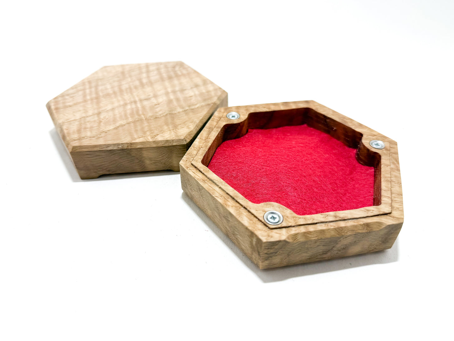 Hexagonal dice box