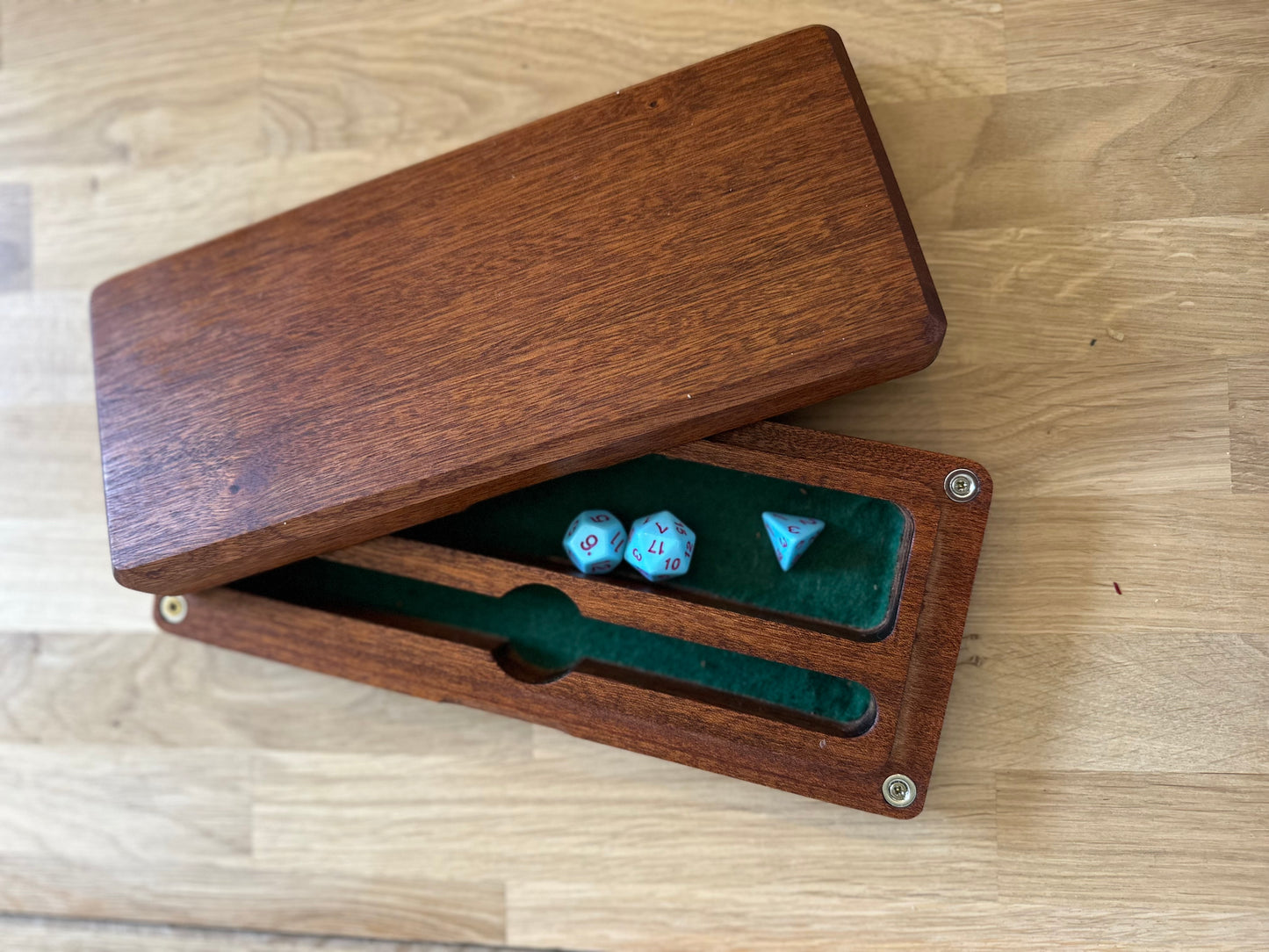 Dice bos, rektangular, tree compartments