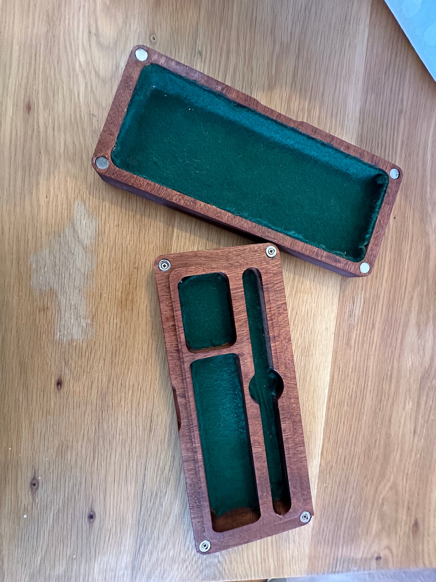 Dice bos, rektangular, tree compartments